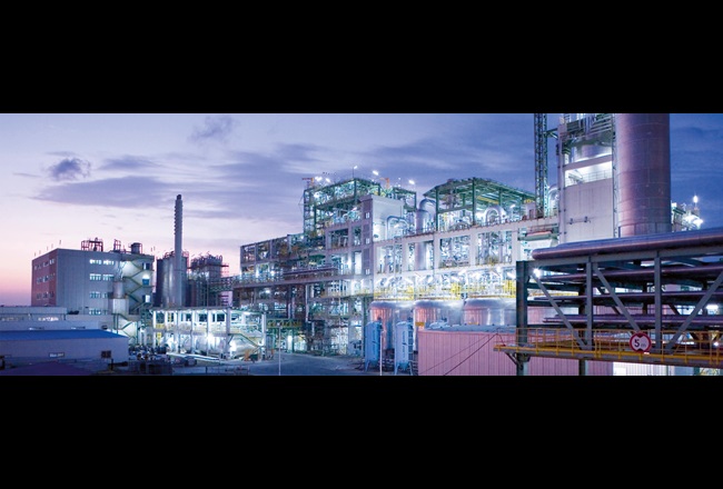 Stadt mit Gasphasentechnologie