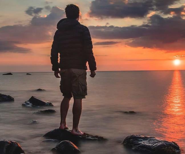 Sonnenuntergang am Meer
